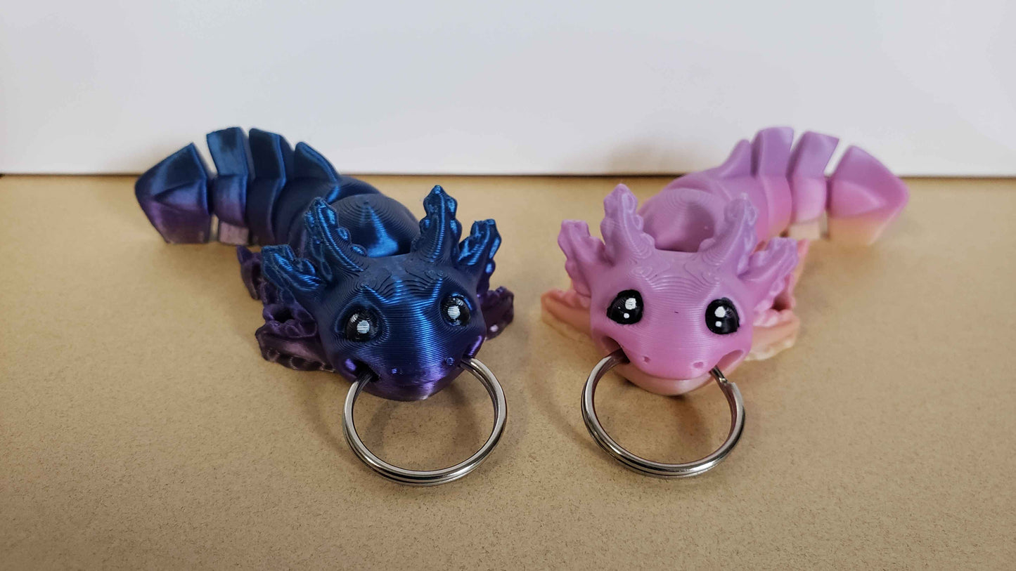 Keychain Axolotl