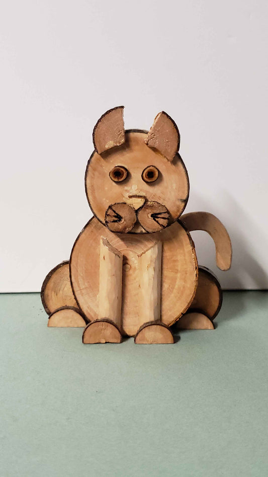 Wooden Cat