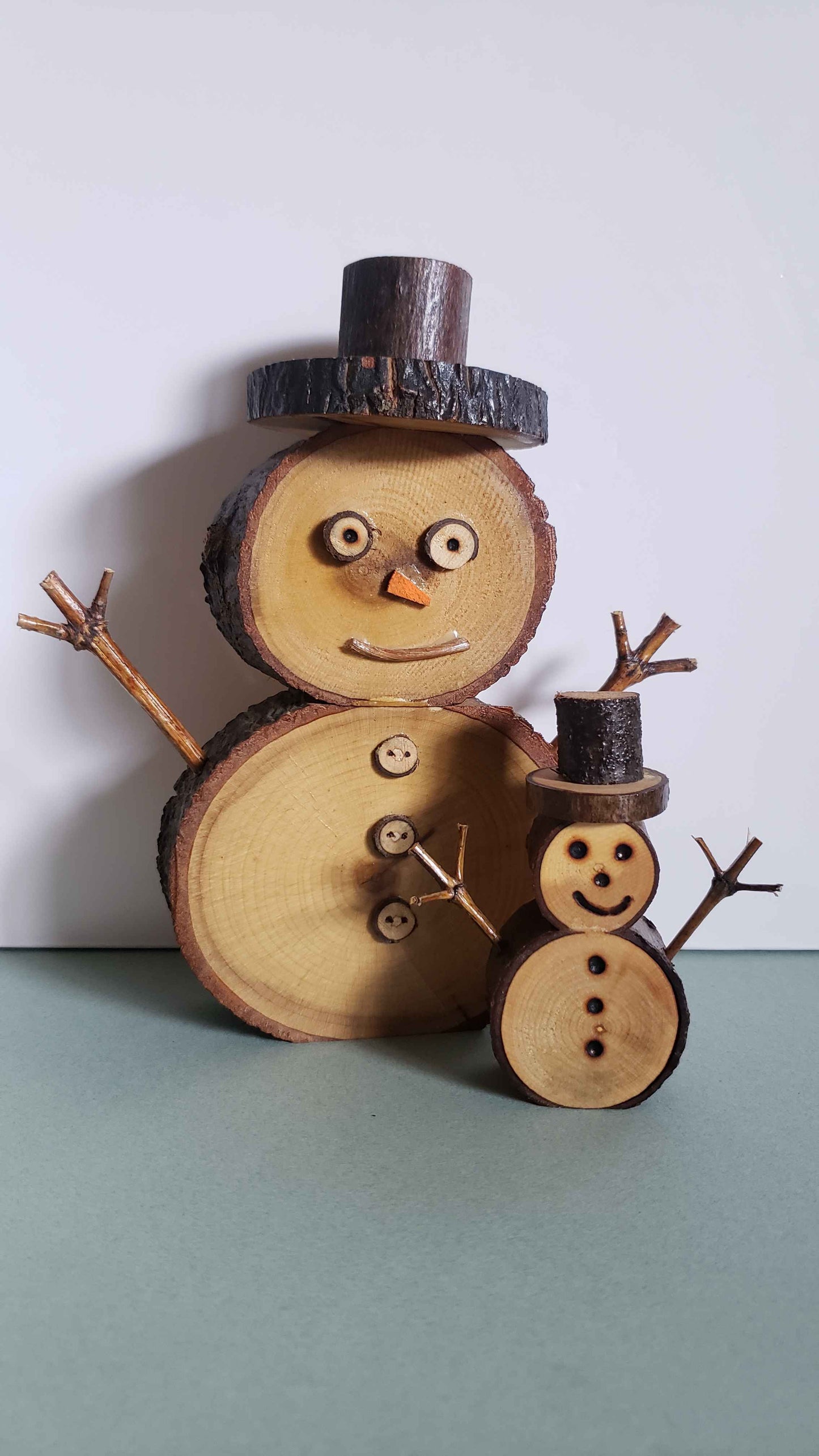 Wooden Snowman