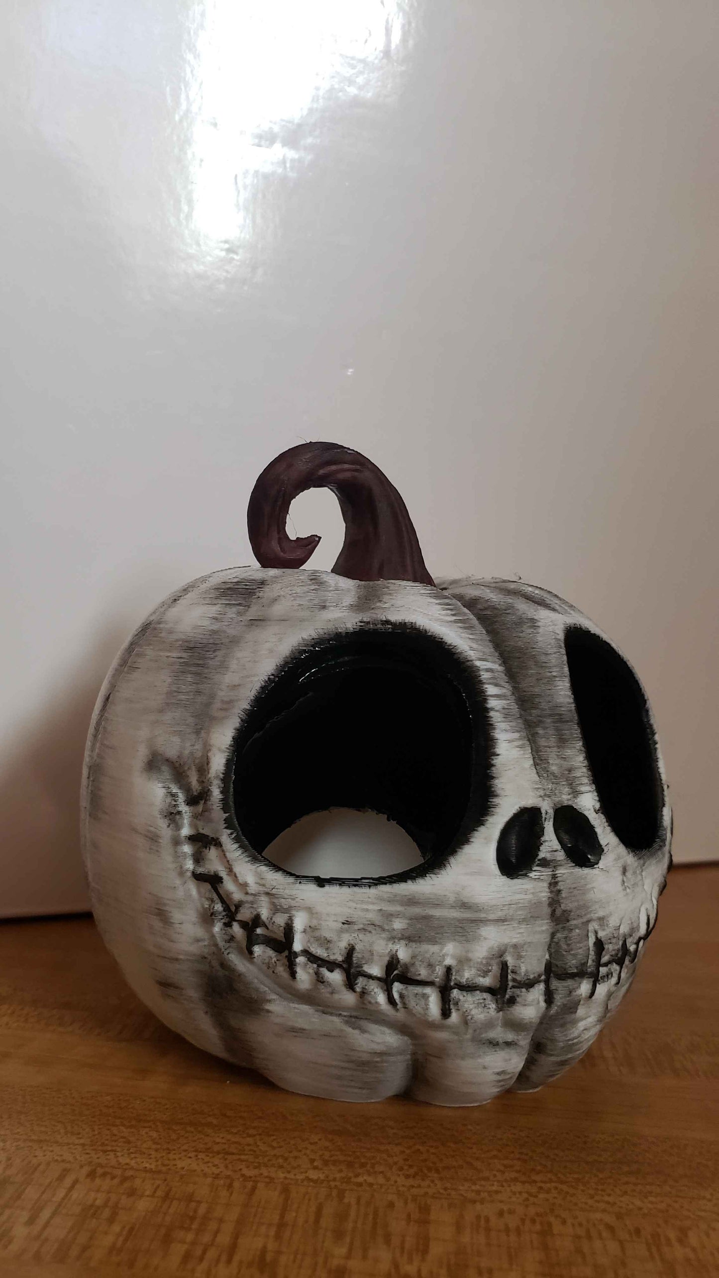 Jack Skellington Tealight Pumpkin