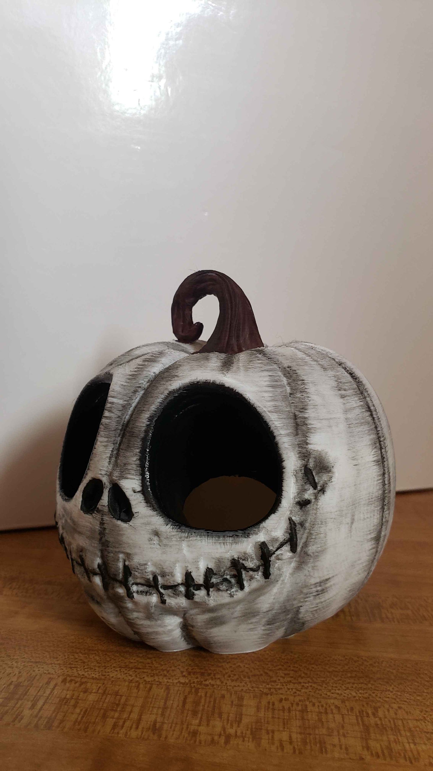 Jack Skellington Tealight Pumpkin