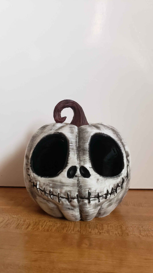 Jack Skellington Tealight Pumpkin