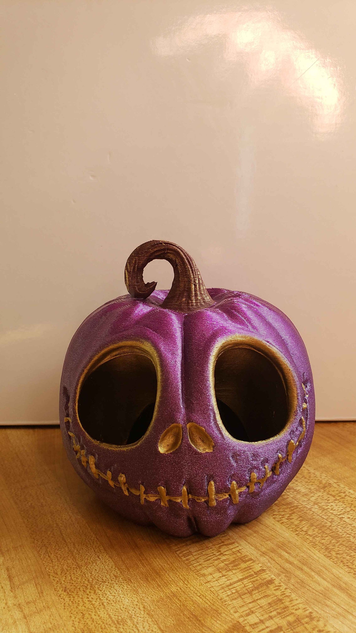 Jack Skellington Tealight Pumpkin