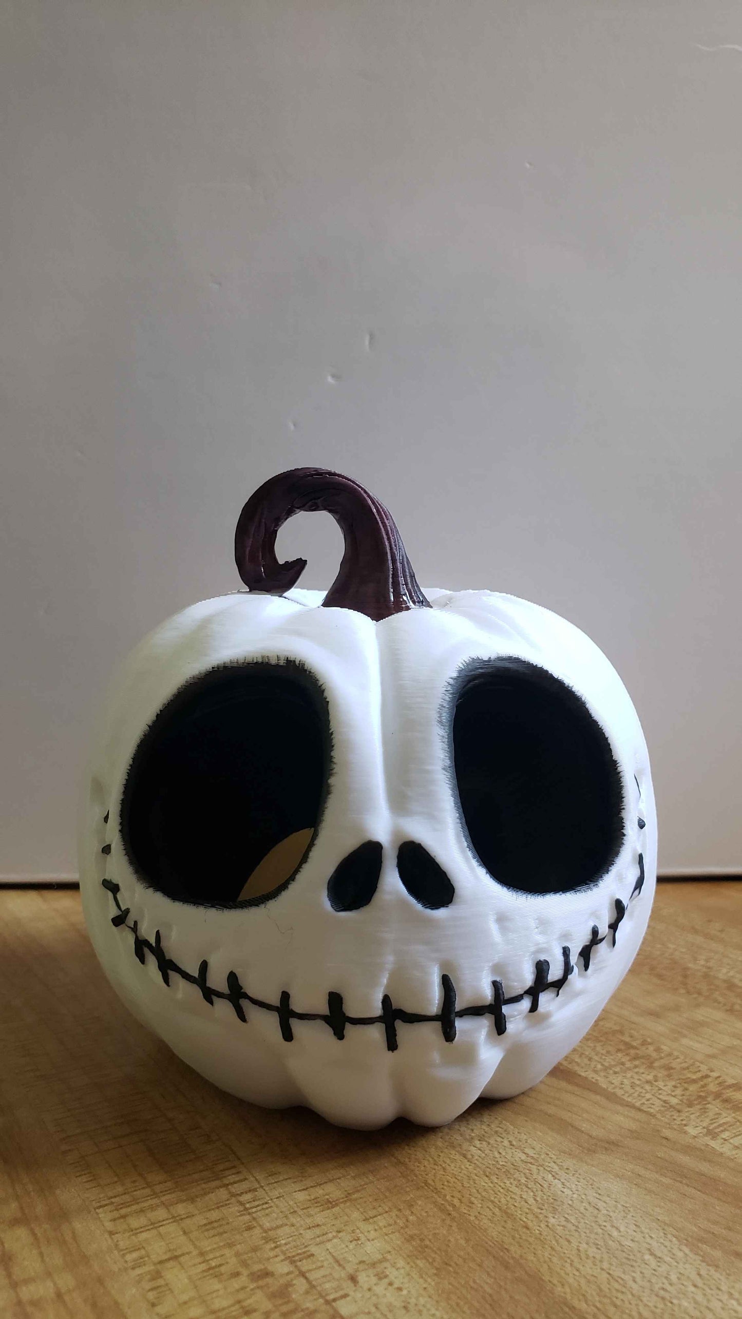 Jack Skellington Tealight Pumpkin